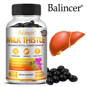 Balincer Milk Thistle Extract Supplement 6200mg